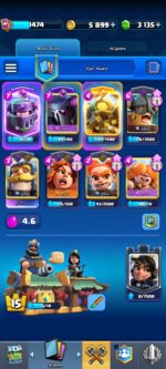اکانت کلش رویال سطح کلکسیون 1474 کد 104377 - تصویر 3