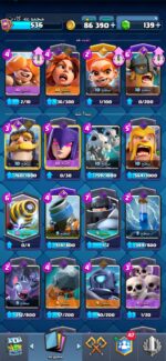 اکانت کلش رویال سطح کلکسیون ۵۳۶ کد 104246 - تصویر 5