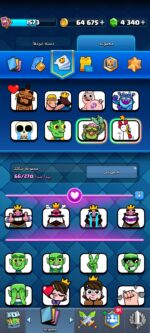 اکانت کلش رویال سطح کلکسیون 1573 کد 104852 - تصویر 7