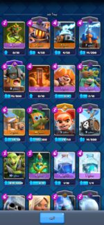 اکانت کلش رویال سطح کلکسیون ۵۵۸ کد 104640 - تصویر 5