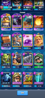 اکانت کلش رویال سطح کلکسیون 2 کد 105221 - تصویر 5