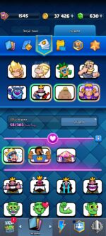 اکانت کلش رویال سطح کلکسیون ۱۵۴۵ کد 105257 - تصویر 7
