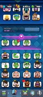 اکانت کلش رویال سطح کلکسیون 1606 کد 104984 - تصویر 7