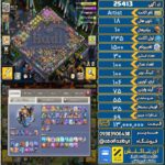 اکانت کلش آف کلنز تاون هال 18 لول 235 کد 25413