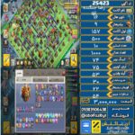 اکانت کلش آف کلنز تاون هال 16 لول ۱۵۷ کد 25423