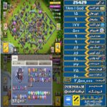 اکانت کلش آف کلنز تاون هال 15 لول 177 کد 25429