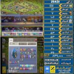 اکانت کلش آف کلنز تاون هال 12 لول 106 کد 25431