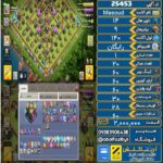 اکانت کلش آف کلنز تاون هال 14 لول 140 کد 25453