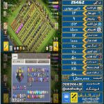 اکانت کلش آف کلنز تاون هال 14 لول ۱۶۳ کد 25462