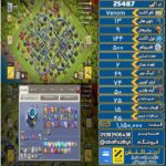 اکانت کلش آف کلنز تاون هال 13 لول 144 کد 25487