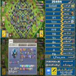 اکانت کلش آف کلنز تاون هال 13 لول 121 کد 25494