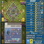 اکانت کلش آف کلنز تاون هال 12 لول 116 کد 25497