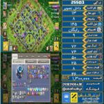 اکانت کلش آف کلنز تاون هال 13 لول 145 کد 25503