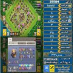 اکانت کلش آف کلنز تاون هال 11 لول 93 کد 25504