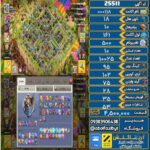 اکانت کلش آف کلنز تاون هال 18 لول ۱۶۱ کد 25511
