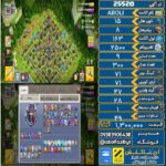 اکانت کلش آف کلنز تاون هال 15 لول 163 کد 25520