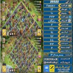 اکانت کلش آف کلنز تاون هال 16 لول 223 کد 25522
