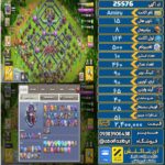 اکانت کلش آف کلنز تاون هال 15 لول 164 کد 25576
