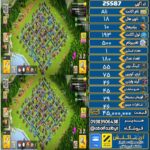 اکانت کلش آف کلنز تاون هال 18 لول 193 کد 25587