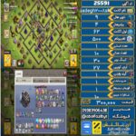 اکانت کلش آف کلنز تاون هال 9 لول 62 کد 25591