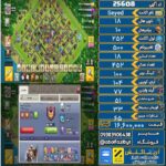 اکانت کلش آف کلنز تاون هال 18 لول 252 کد 25608