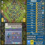 اکانت کلش آف کلنز تاون هال 13 لول 135 کد 25643
