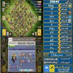 اکانت کلش آف کلنز تاون هال 14 لول 147 کد 25645