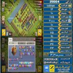 اکانت کلش آف کلنز تاون هال 16 لول ۱۷۵ کد 25664