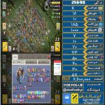 اکانت کلش آف کلنز تاون هال 18 لول 185 کد 25698