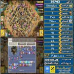 اکانت کلش آف کلنز تاون هال 17 لول 208 کد 25743