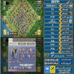 اکانت کلش آف کلنز تاون هال 18 لول 214 کد 25771
